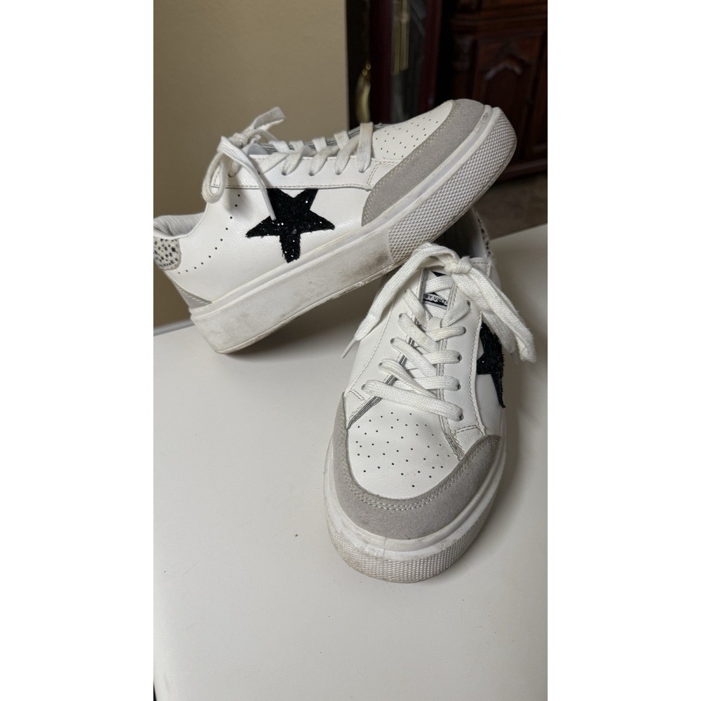 Vintage Havana Women's Fashion Platform Casual‎ Lace Up Low Top Sneakers Sz 7